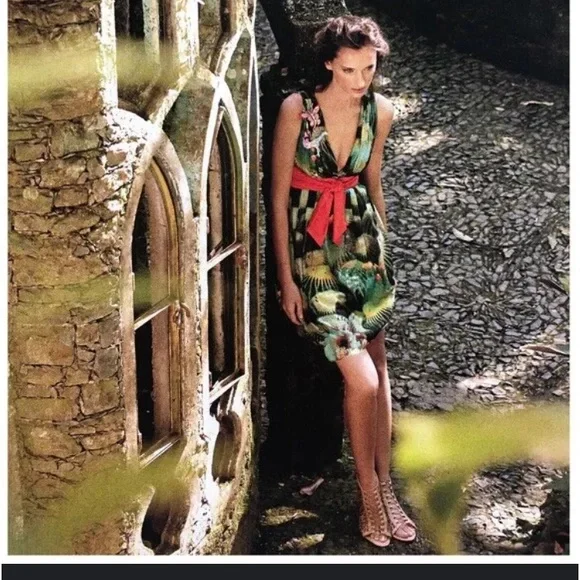 Anthropologie Eva Franco Oroya Cactus Dress - Picture 2 of 11